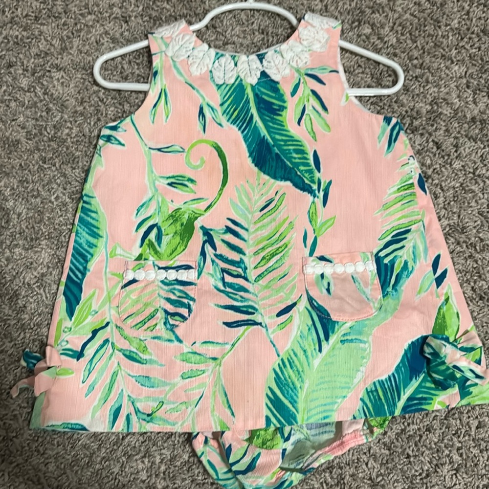 Lilly Pulitzer baby 18-24 month shift dress with bloomers